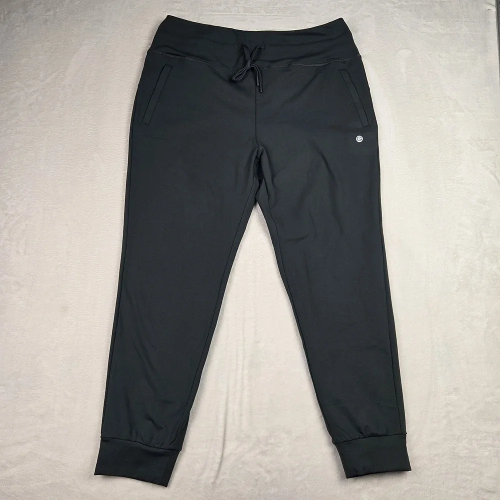 Gradual Pants Womens XL Gray Athletic Joggers‎ Stetch Drawstring Waist